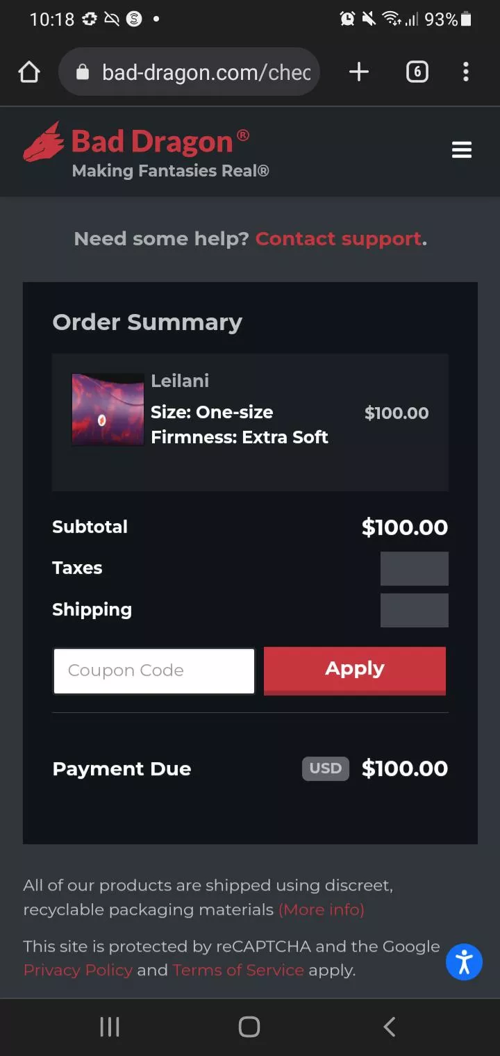 International shipping