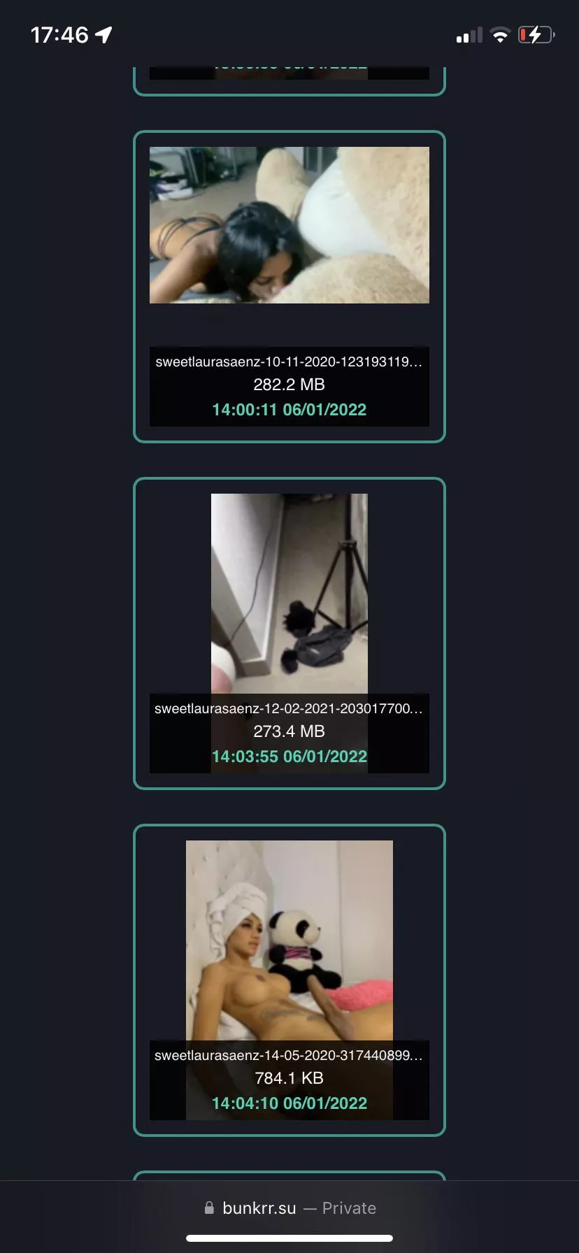 laura saenz 70gb $15 (got other ts too just ask)