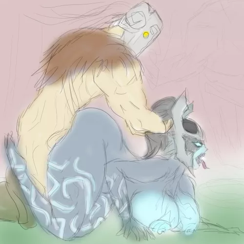 Phantom assassin & juggernaut by Nikigayart