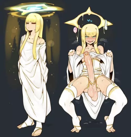 Slutty Angel with a massive… halo