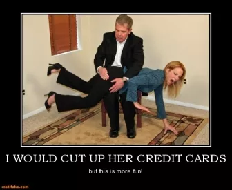 Spanks of course ! What would you do?