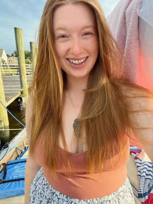 Sun kissed and freckled