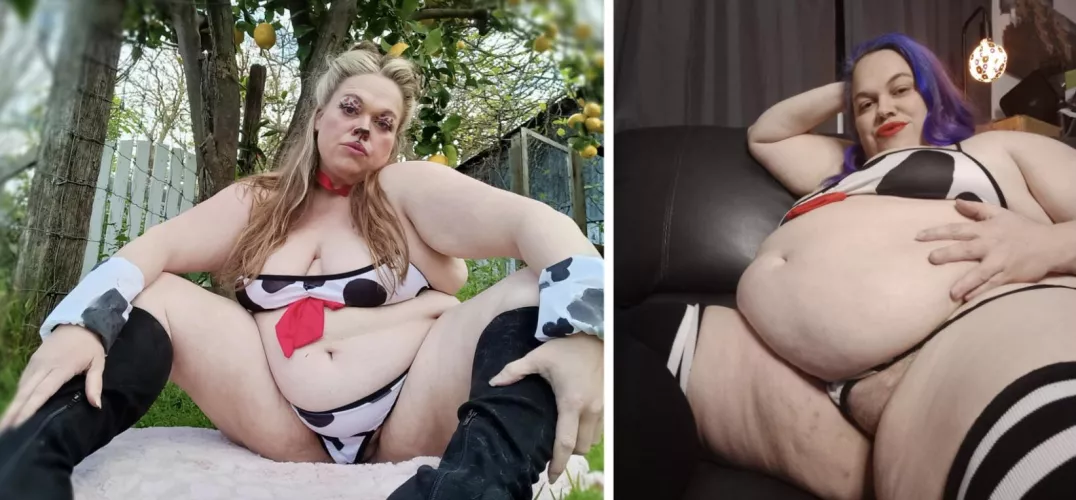 This cow is being fattened up 🐮