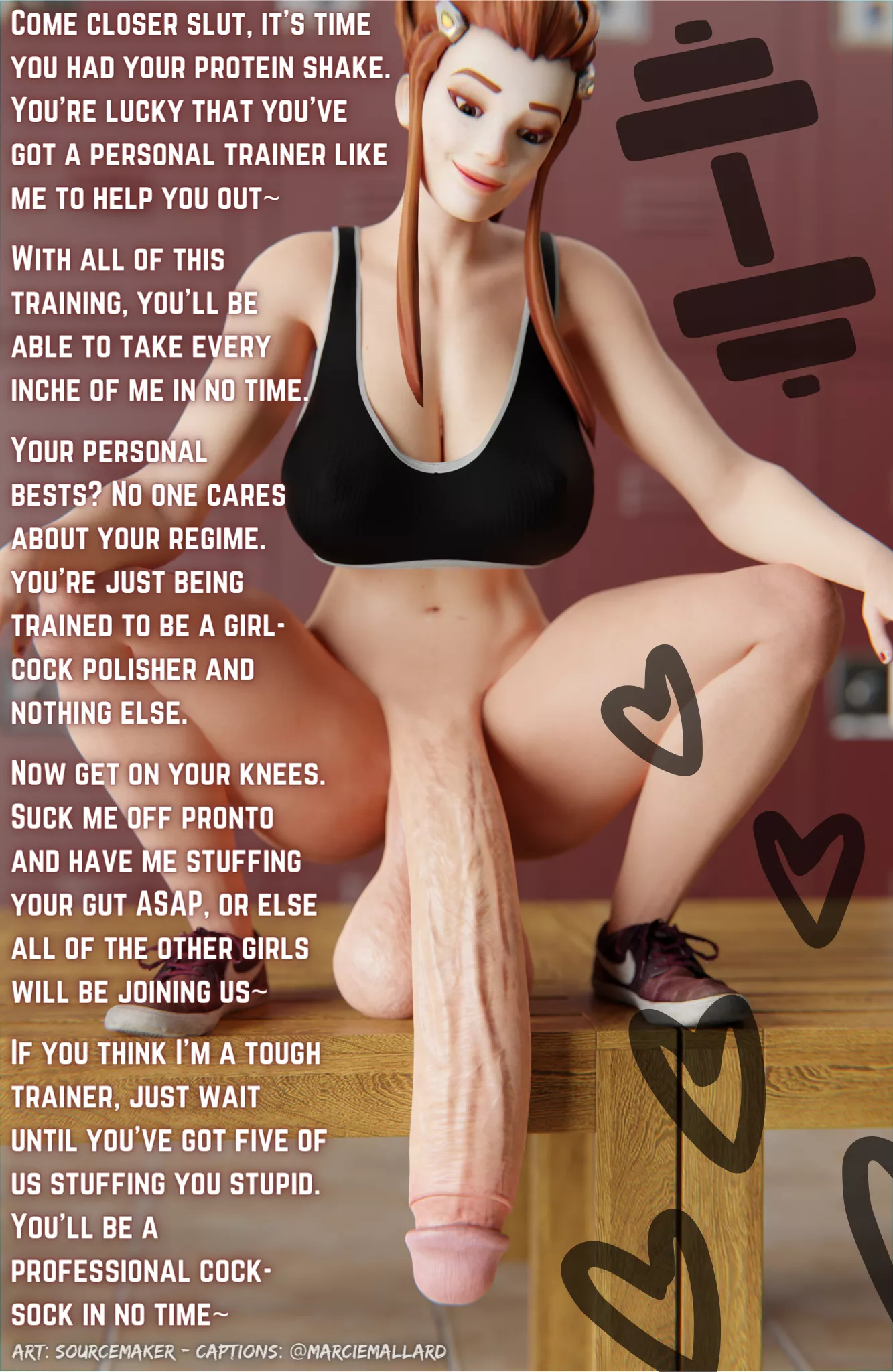 Training every hole of yours~ [Futanari] [POV] [Dubcon] [Overwatch]