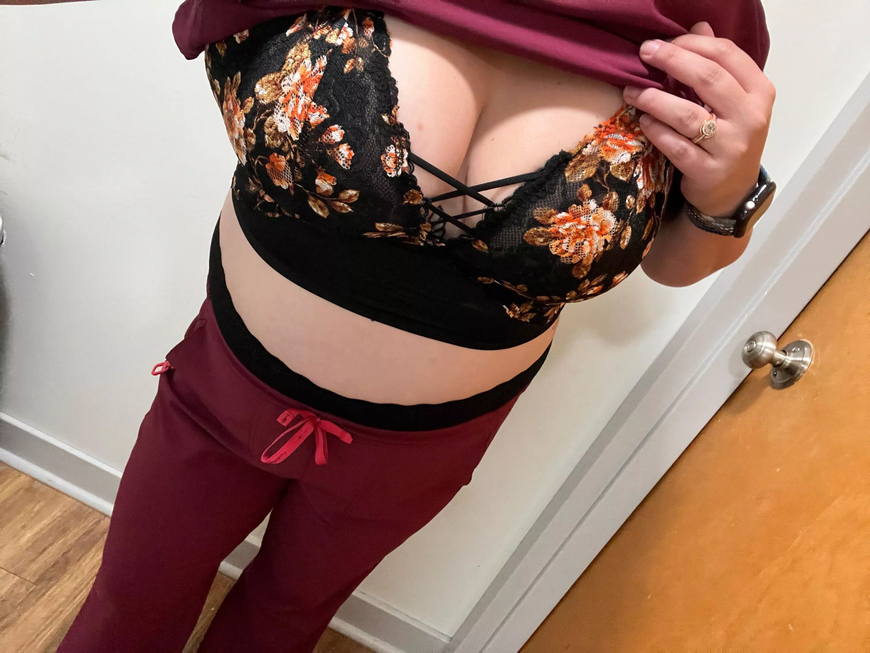 What’s under those scrubs…