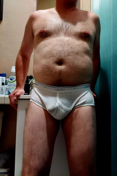 Y fronts after a shower