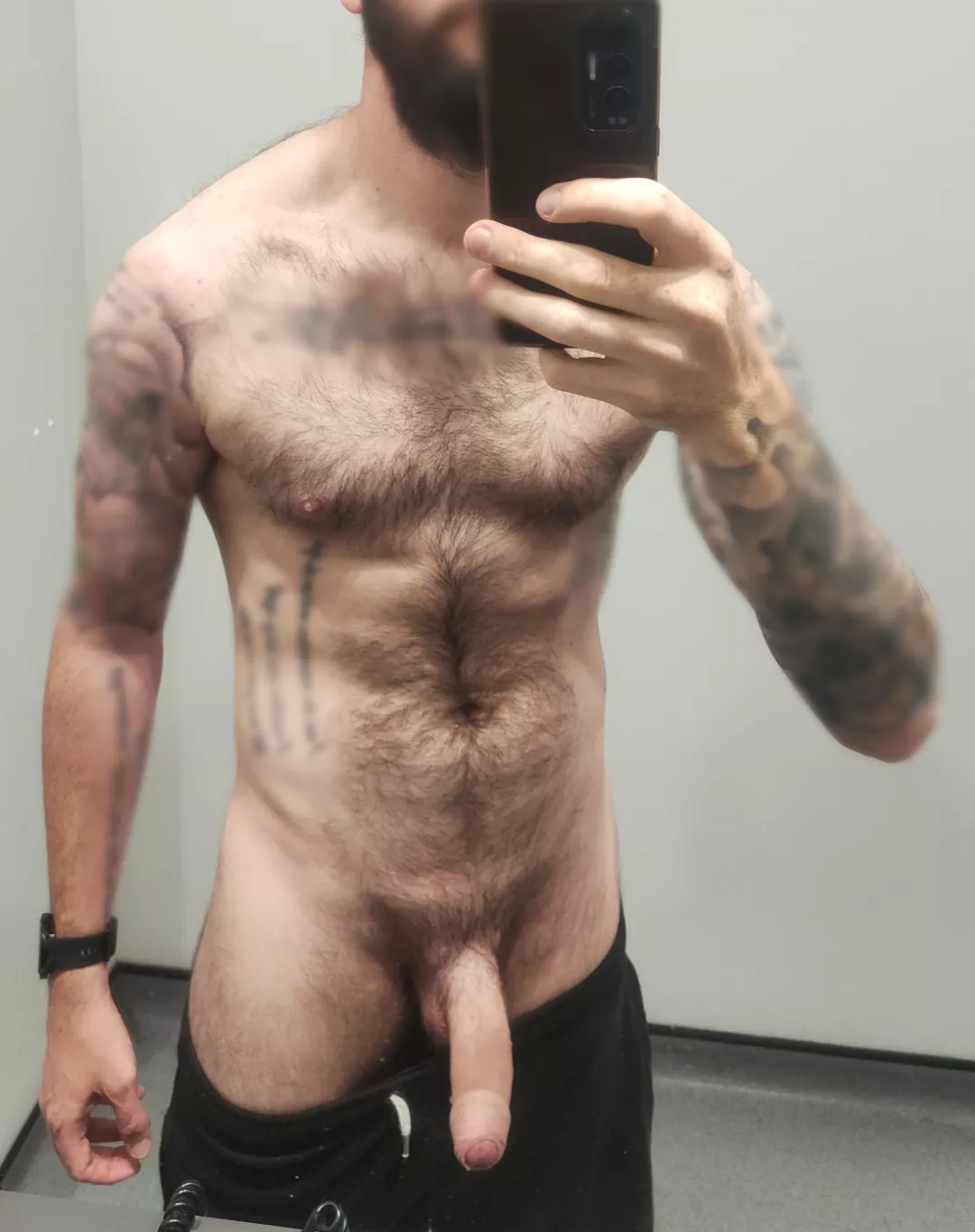 Don't worry about anyone walking in the locker room, just get on your knees