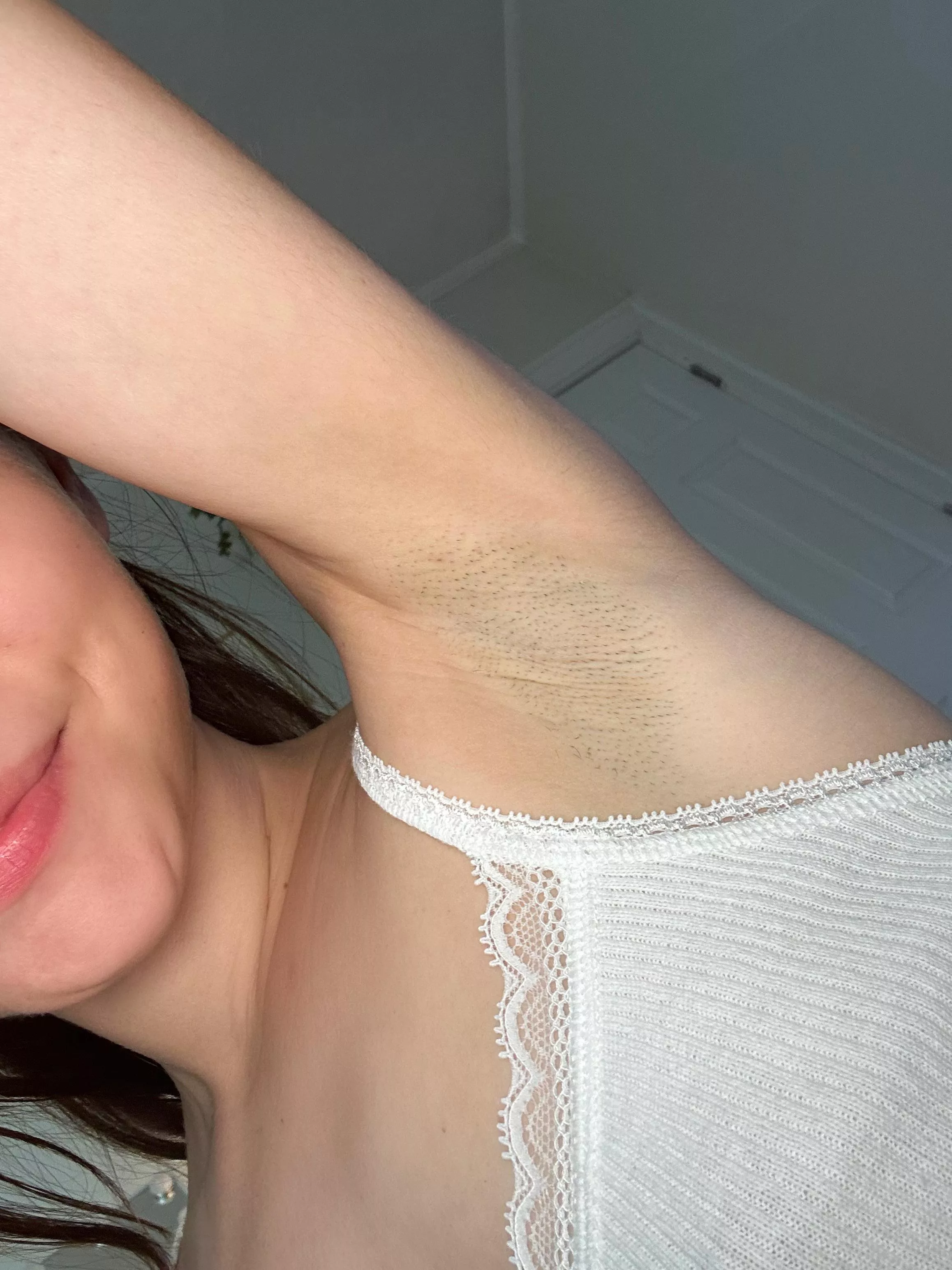 Don’t worry, I won’t tell anyone about your obsession with my armpits.🤭