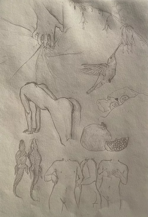 First time drawing my trans body :) feeling beautiful today