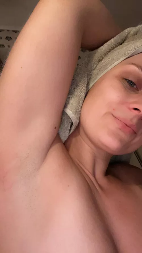 Fresh out of the shower….