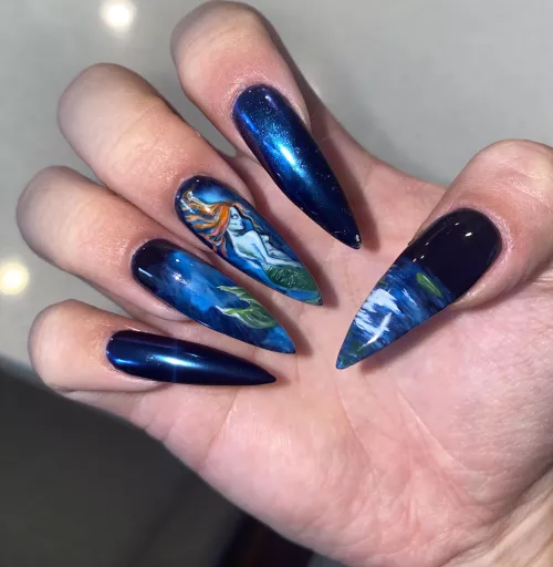 Hand painted mermaid set 🧜‍♀️