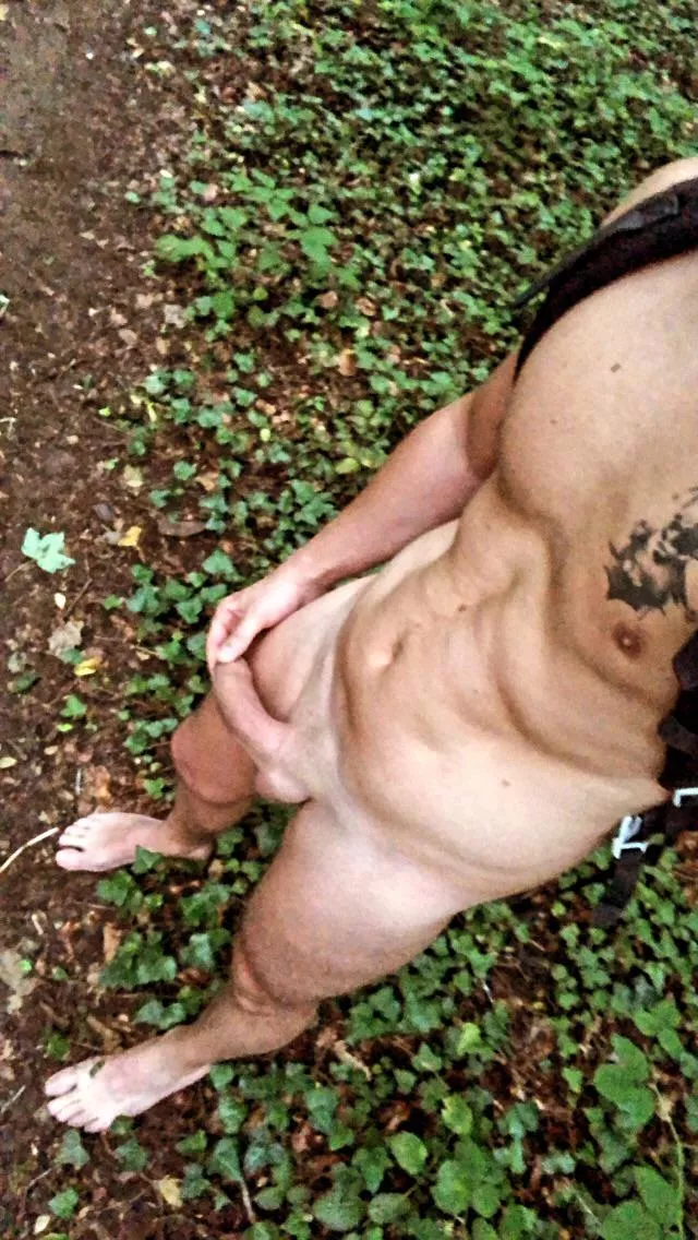 I love to be naked in the Forest