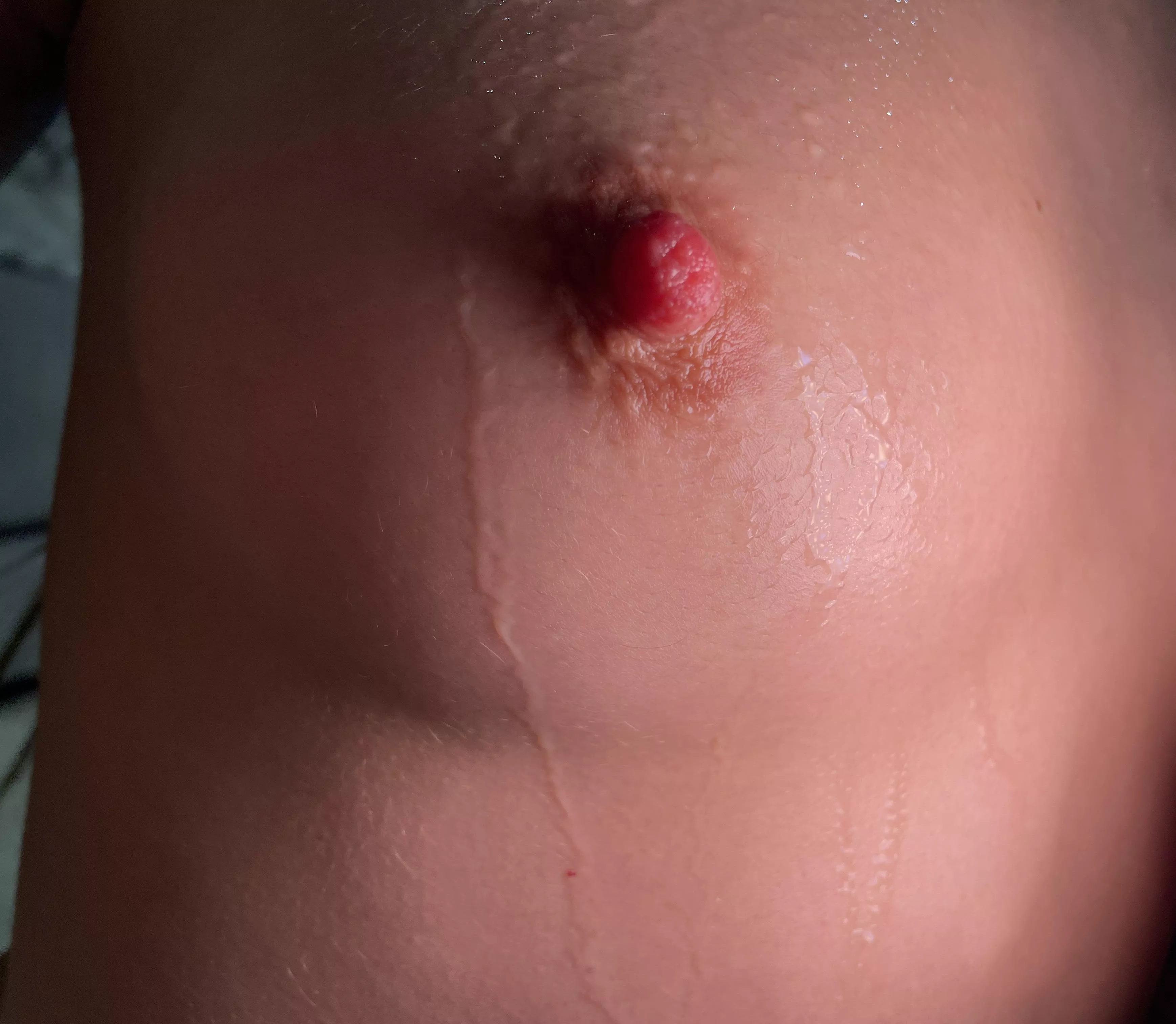 I want you to cum on my nipples