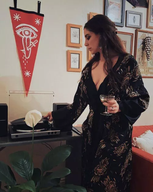 In my original vintage 1920's flapper dressing robe