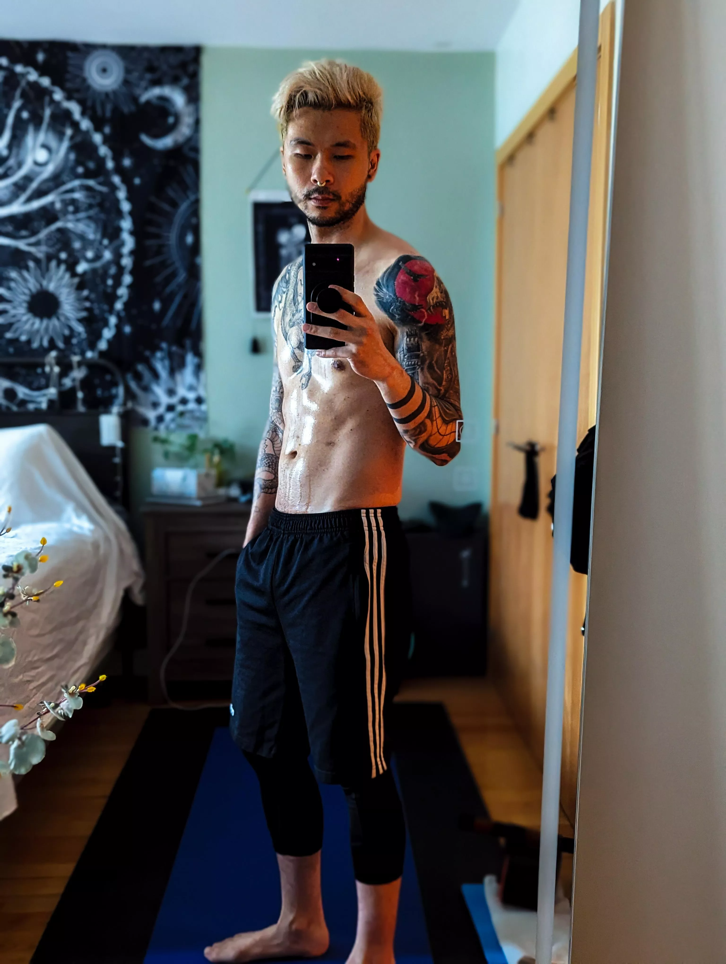 Let me help you stretch, I'm certified