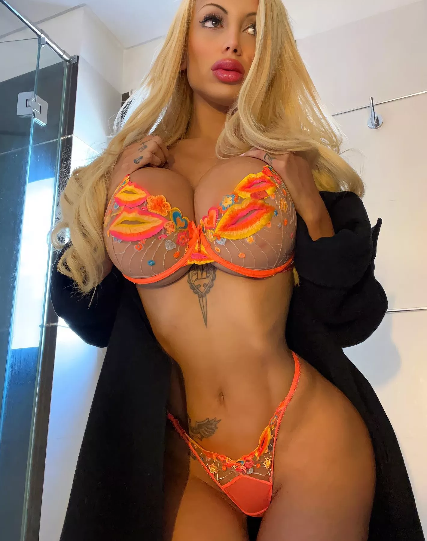 Looking hot in orange