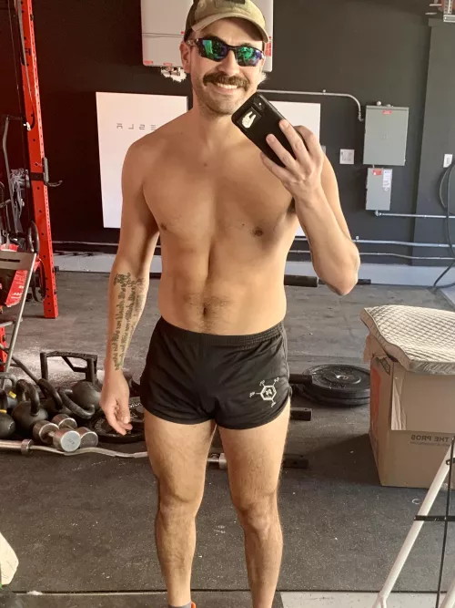 [m] post workout selfie