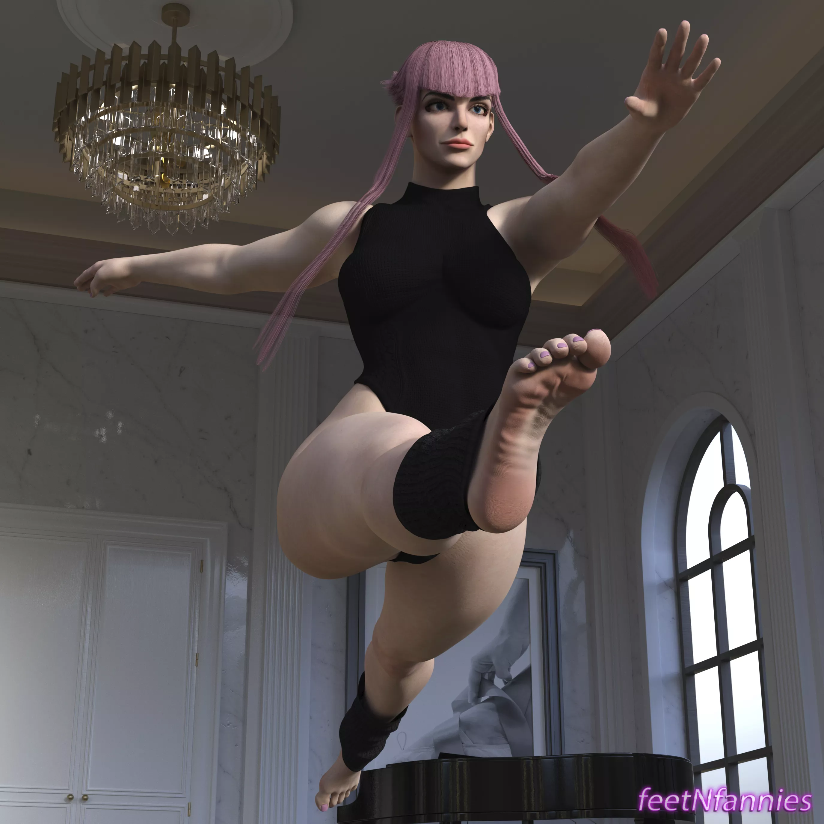 Manon (Street Fighter) [Artist: feetNfannies]