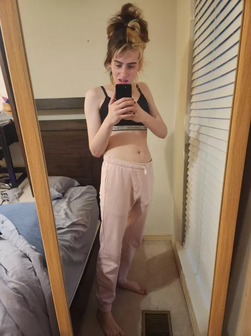 maybe wearing sweatpants wasnt the right idea...