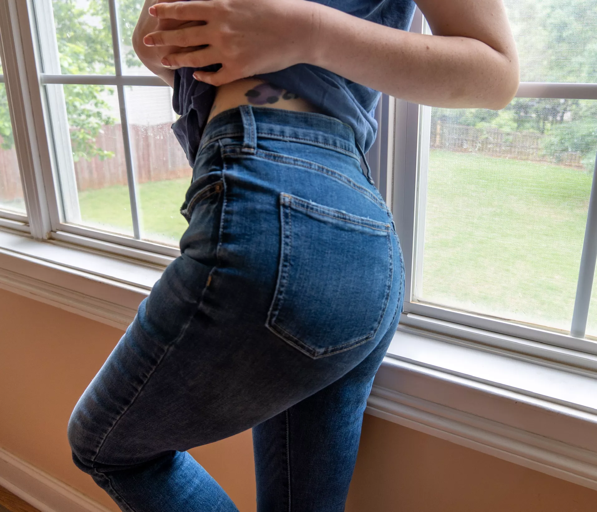 My jeans could be tighter