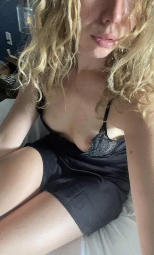 Naughty little slip dress