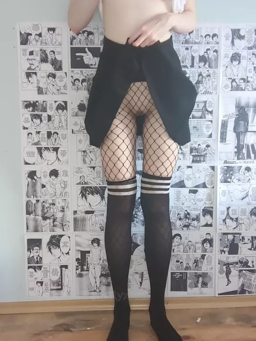 not wearing any panties with fishnets is my new rule