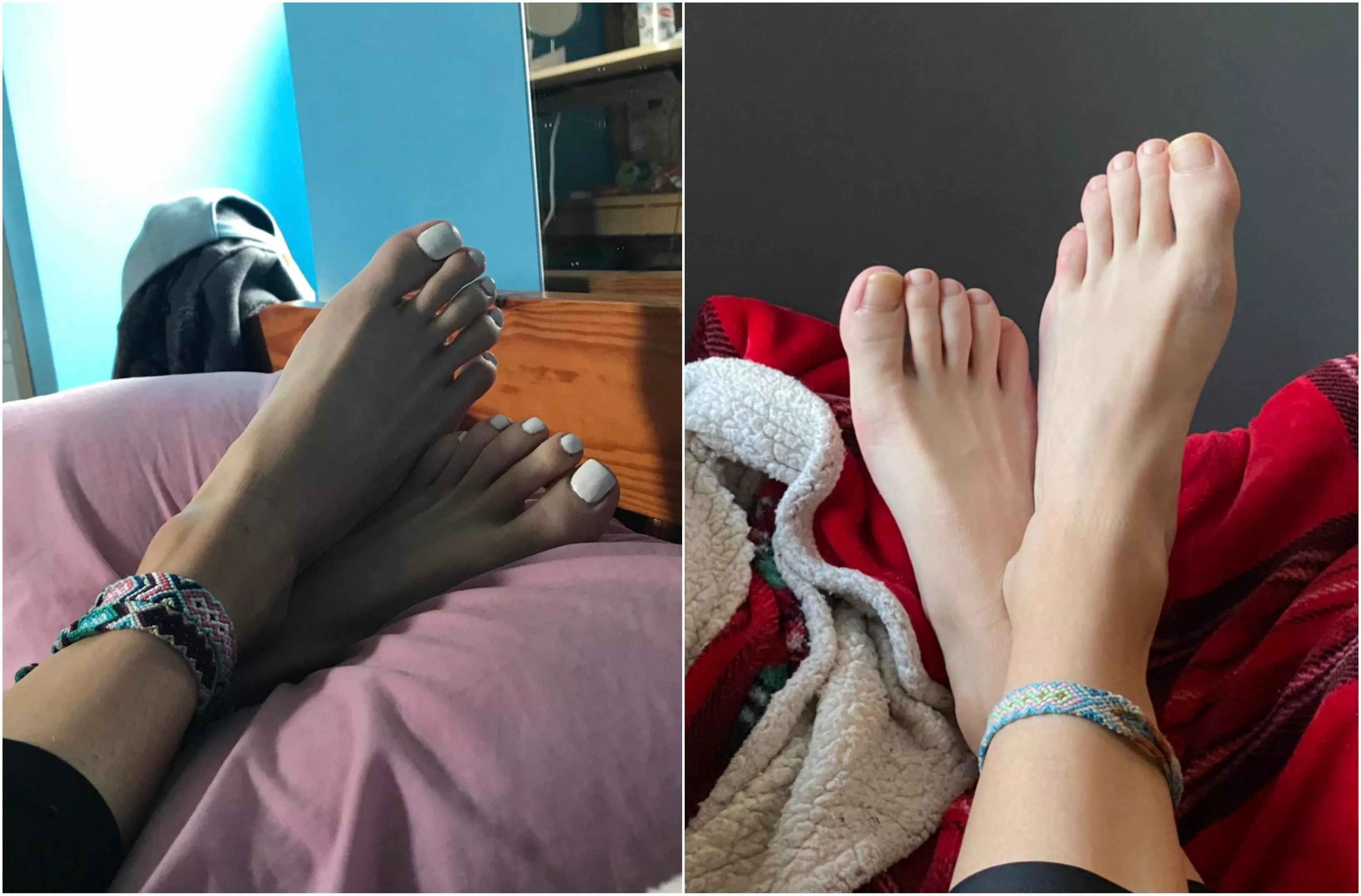 Painted or bare? 😏