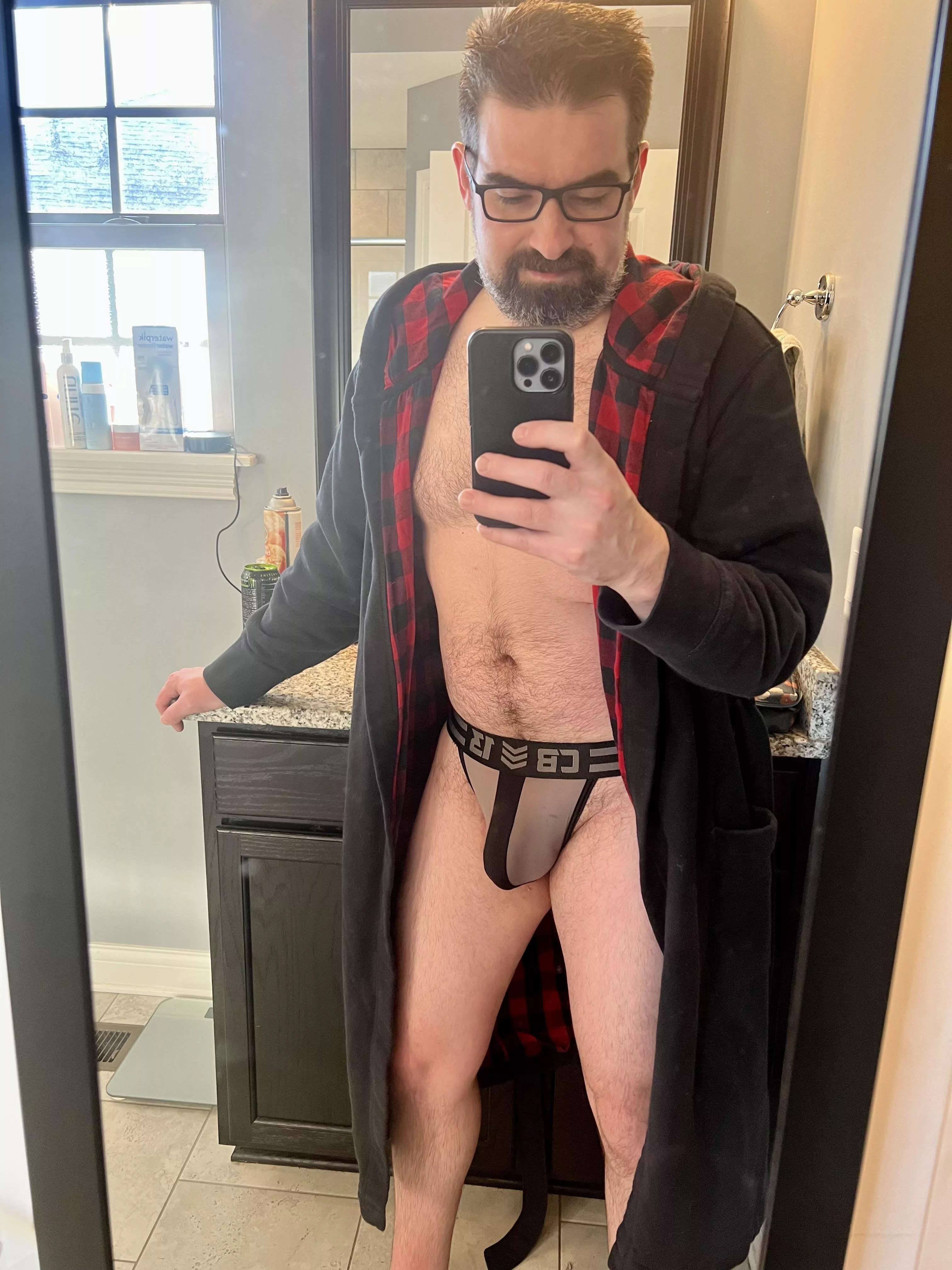 Robe and Thong Combo 😉