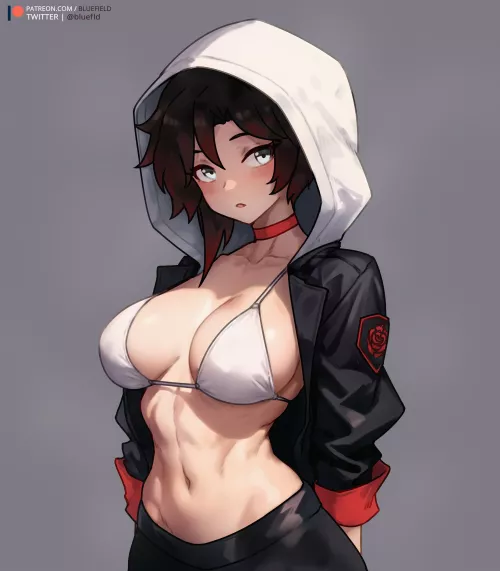 Ruby minus a shirt [Bluefield]