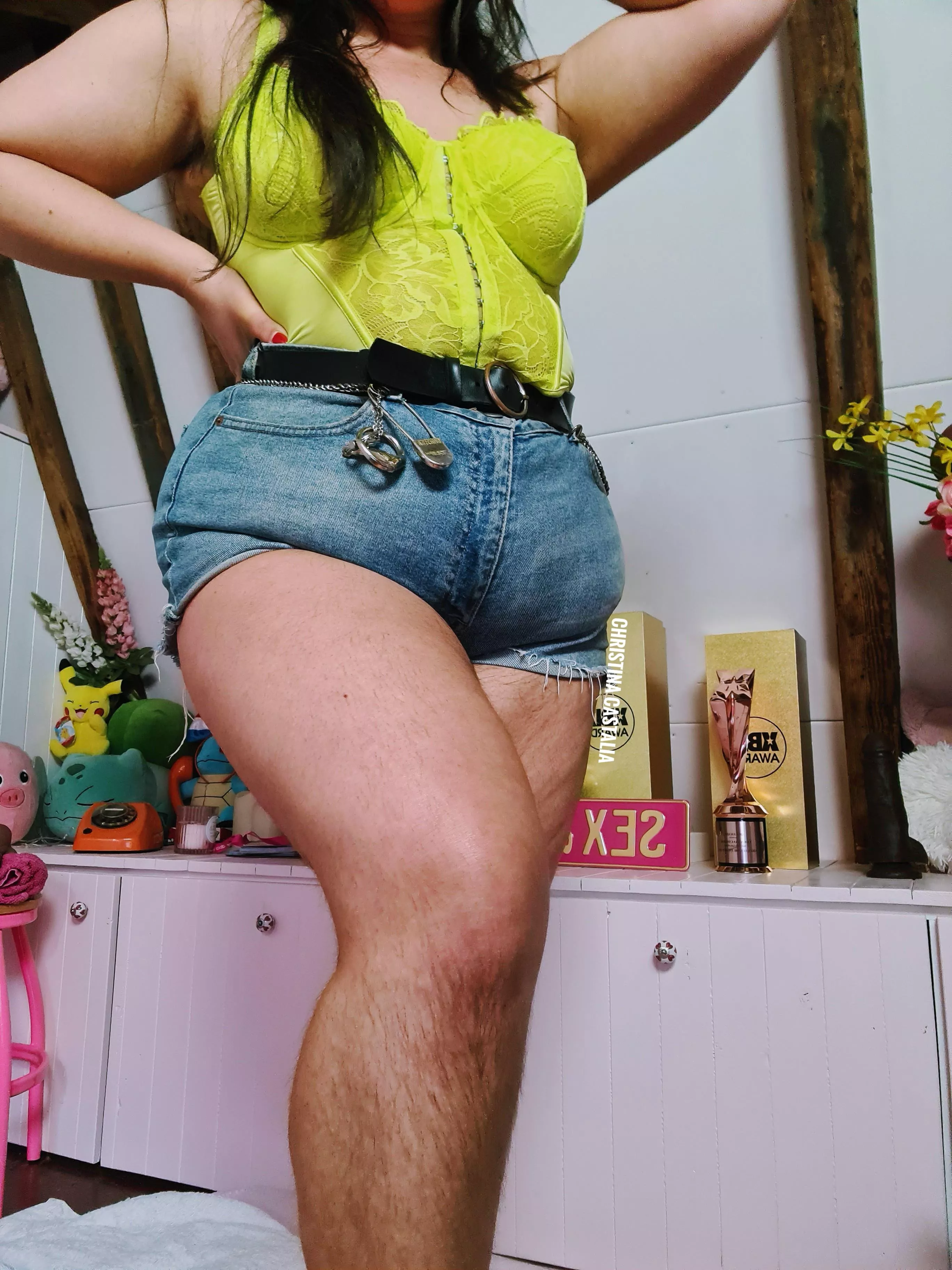 Trying to pick an outfit for a festival, how bout this + fishnets and boots? 🤔