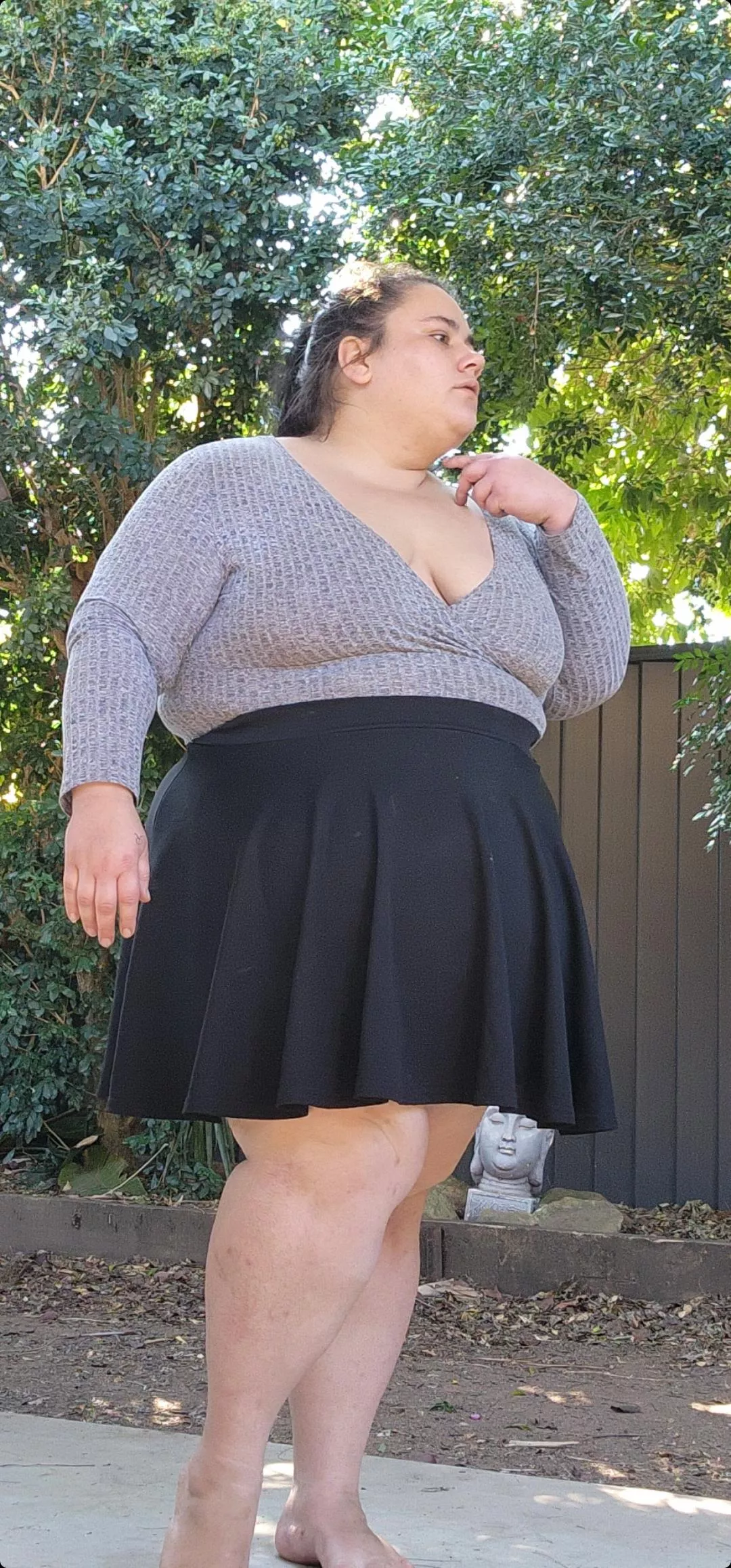 Waiting for you to take me to bed.