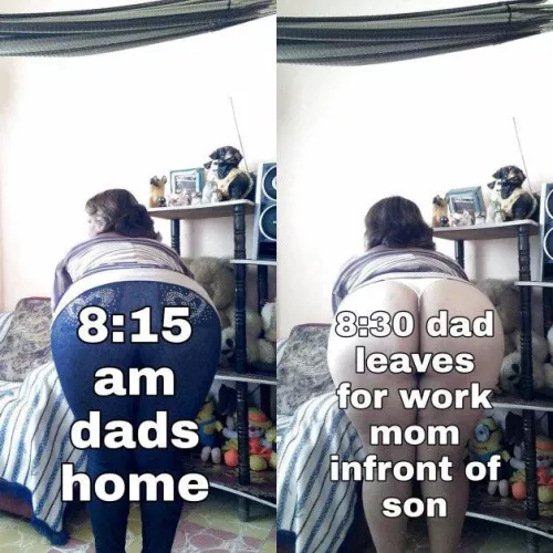 A good mom doesn’t let her son go to school with his balls full