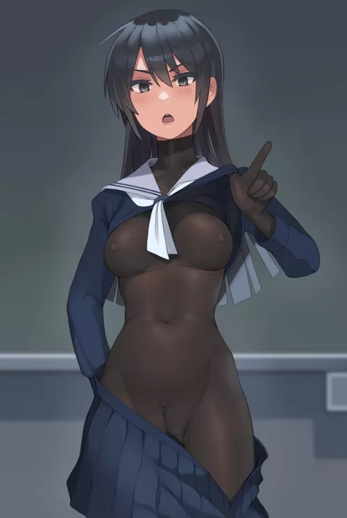 Bodysuit under her uniform [OC] (@LVIthCorps)