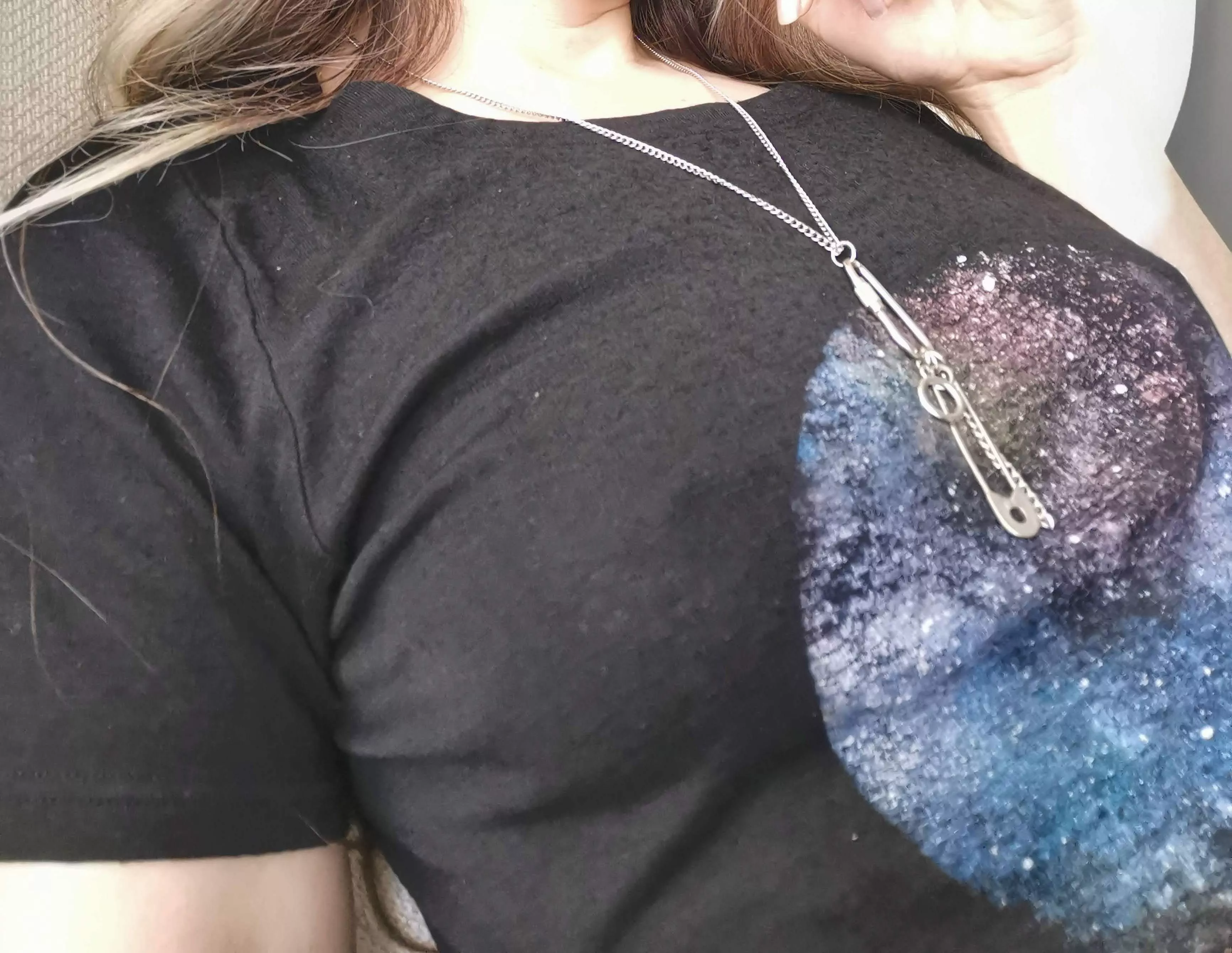 Even on my black tshirt