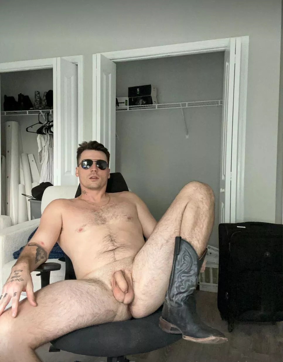 Felt like being naked, except my boots of course.