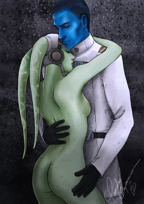 Hera and Thrawn? I didn't see that coming (pandacapuccino)