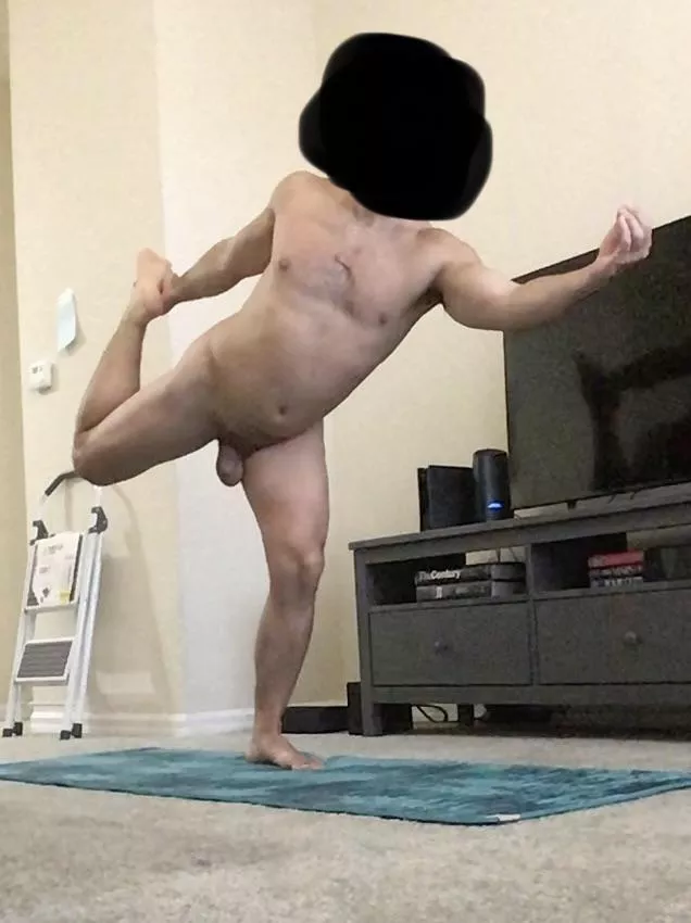 King dancers pose. Getting more flexible with each practice.