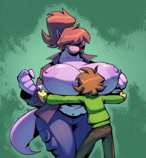 [Kris] getting a better look at [Susies] chest (BigDad)