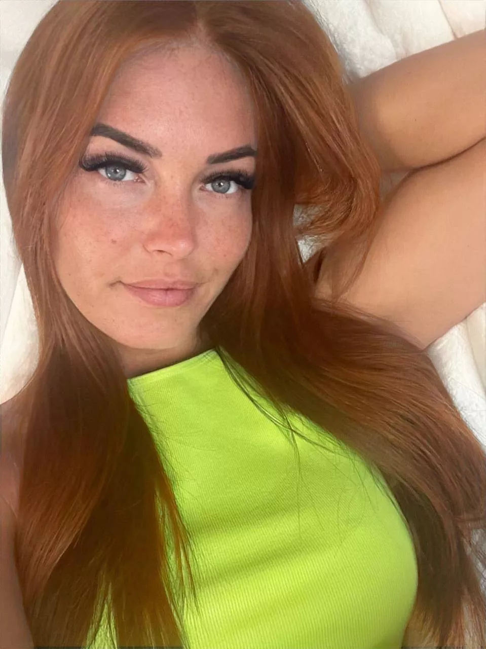 New freckled redhead around here 🙈