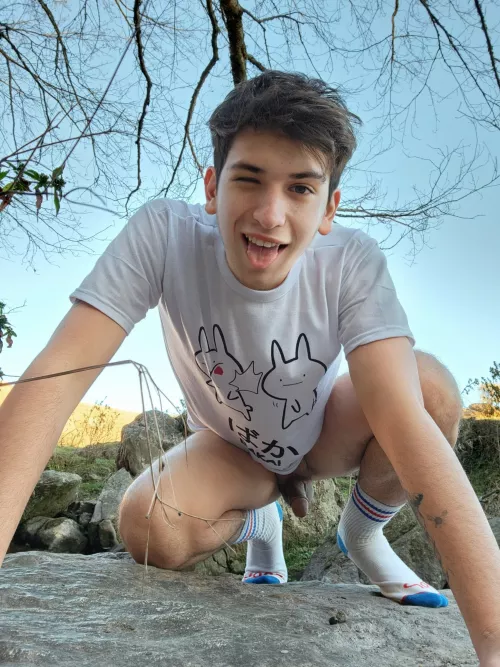 Nudes in the forest! I hope you enjoy it! Beware of walking alone during twilight, this faun may appear unexpectedly. 🍃✨️🩷