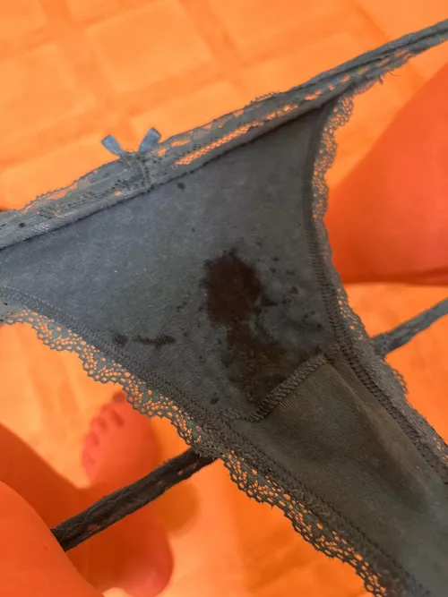 Pretty little wet spots after some fun