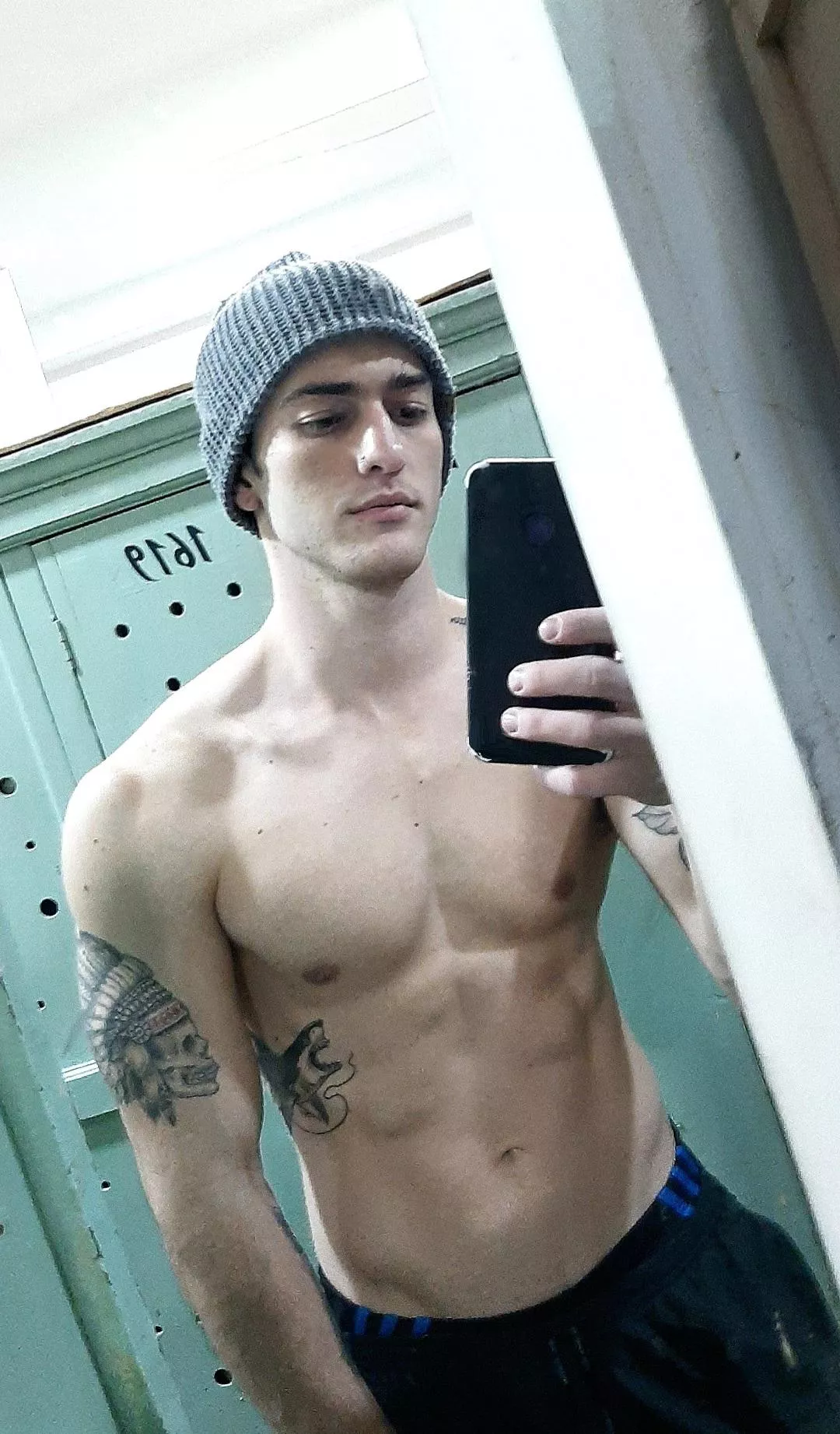 Quick selfie after working out