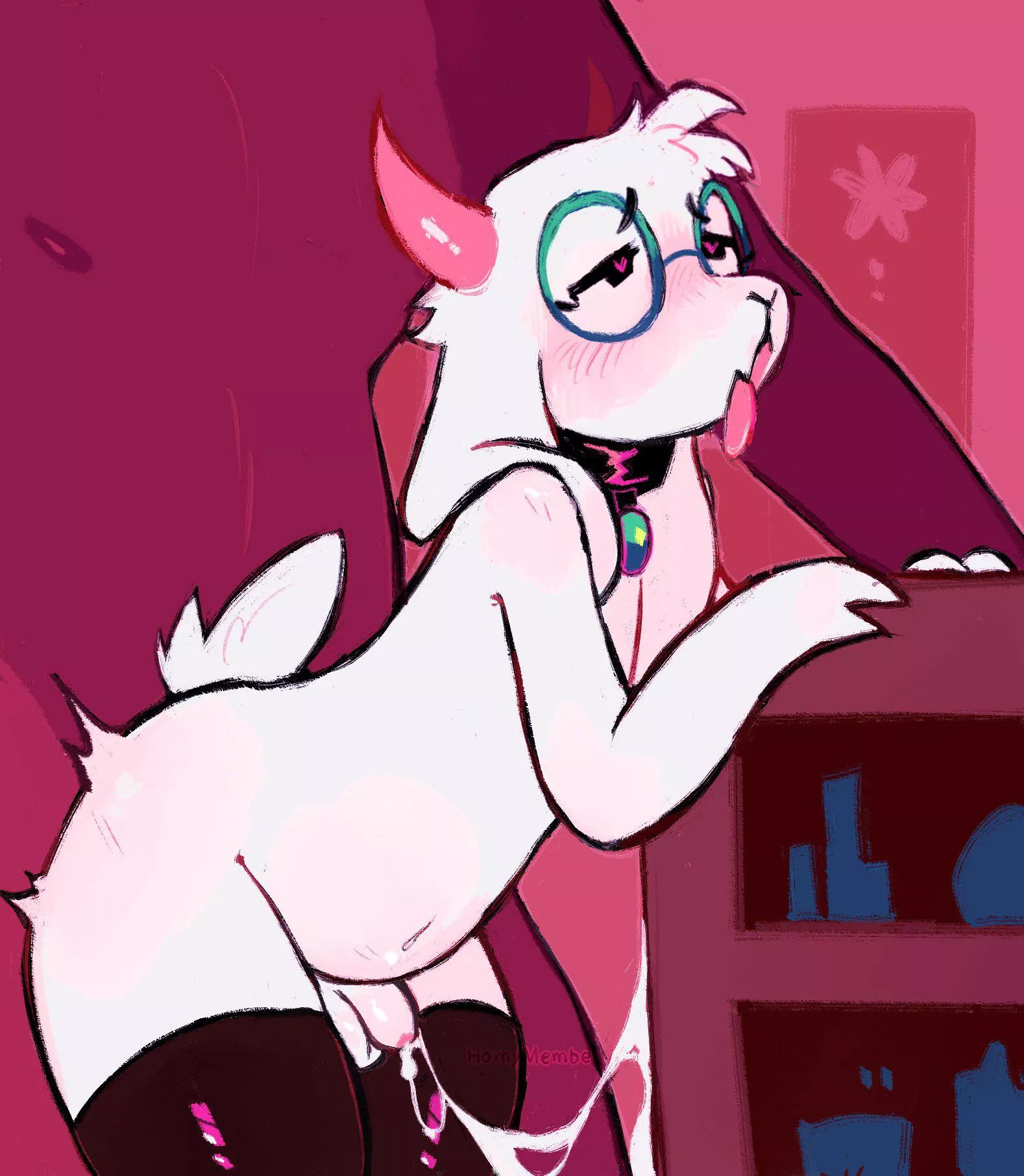 Quite in the library [ralsei] (cornymember)