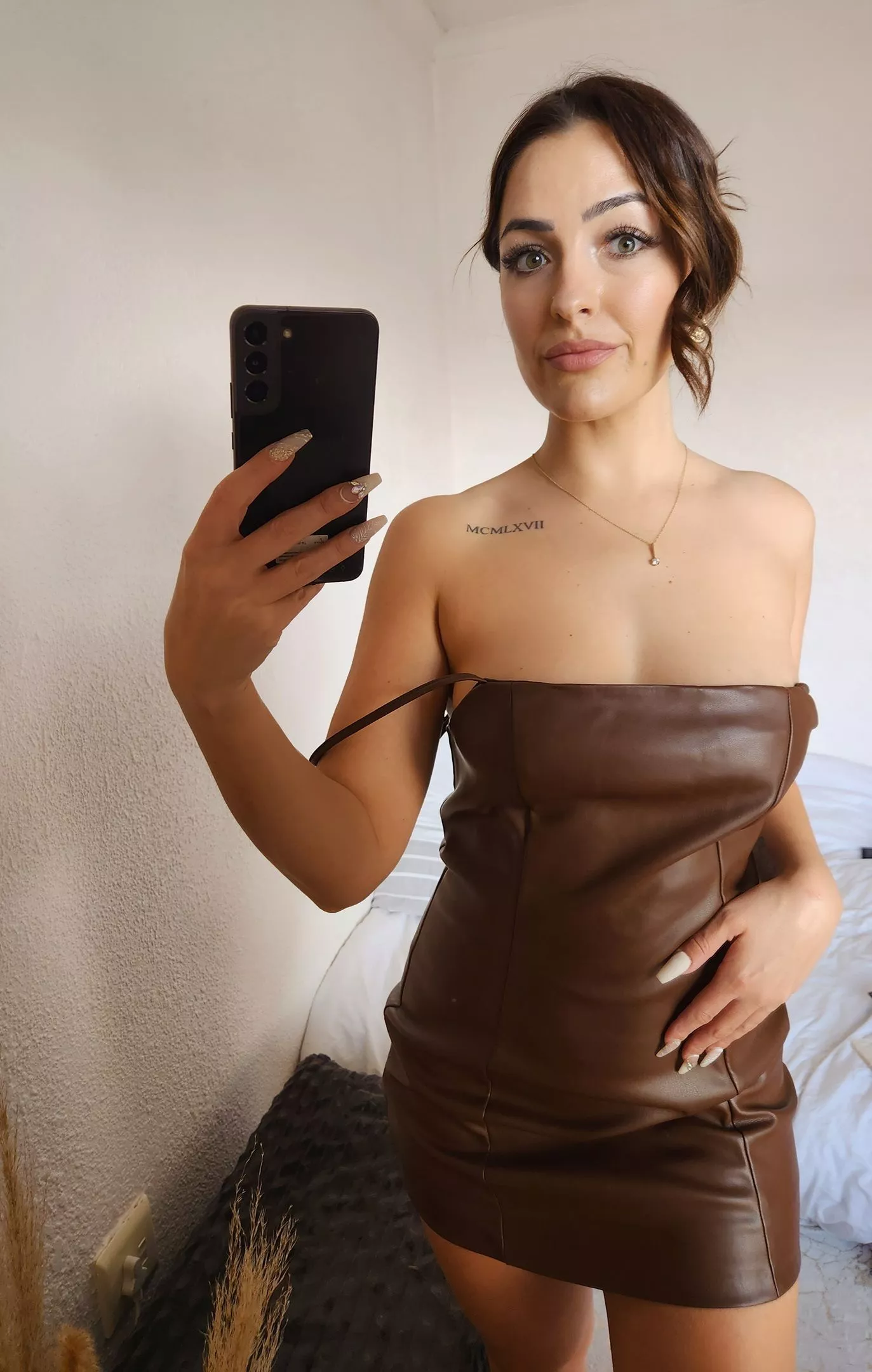 The dress is not the only thing that's tight for this girl, if you know what I mean