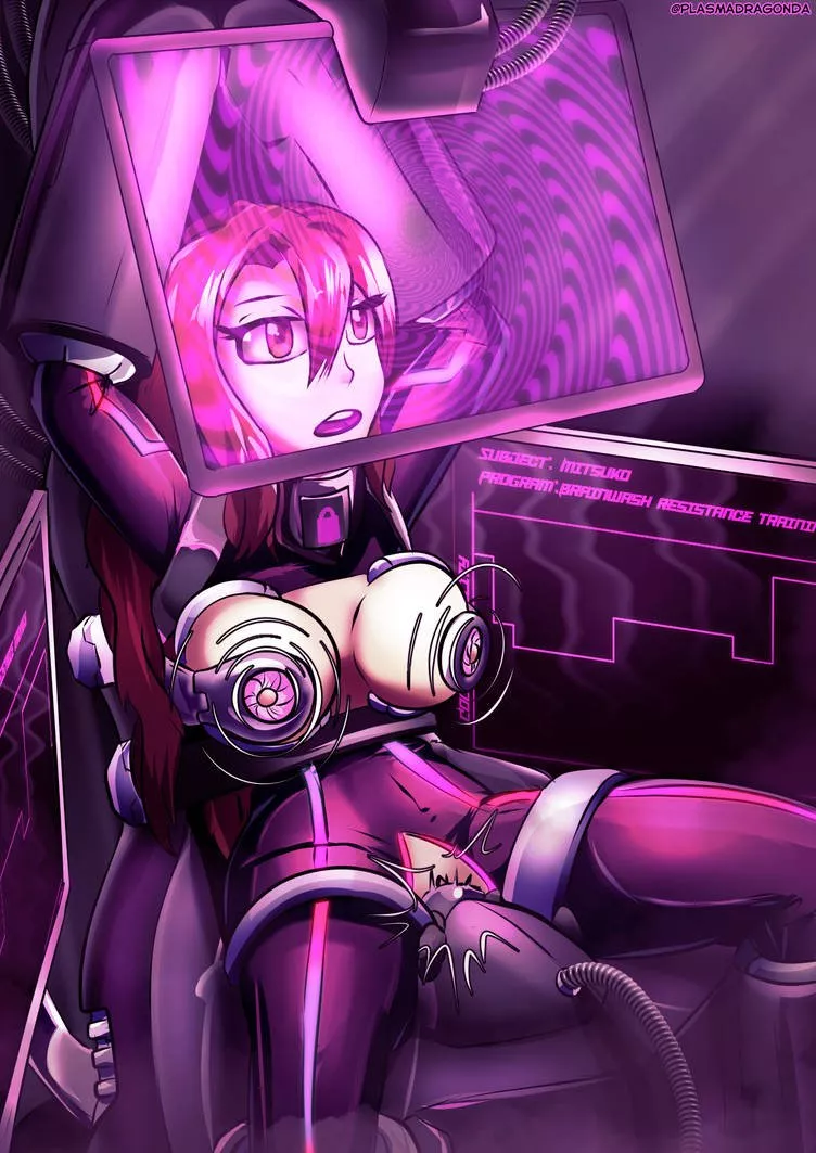 The machine says brainwash resistance training, her blank stare says otherwise (@PlasmaDragonDA)