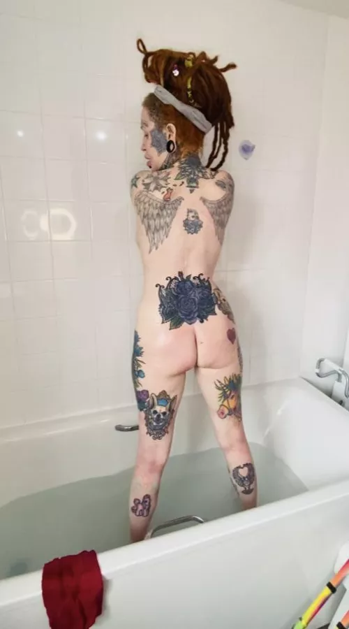 Want to help wash my back for me?...