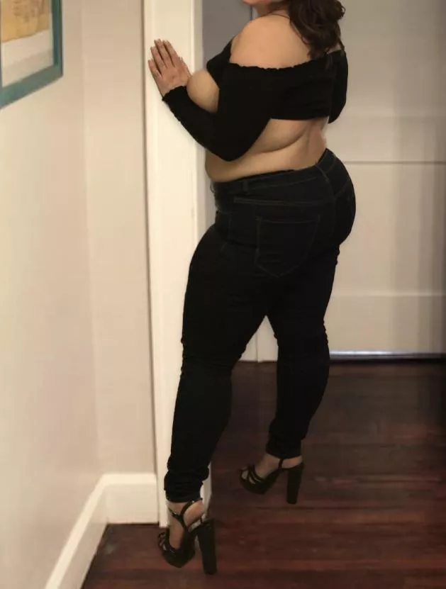 Who likes jeans and heels together?