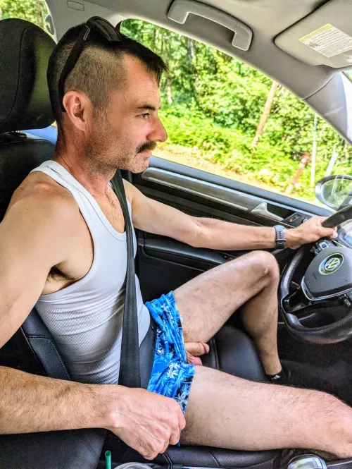 Who wants to go for a drive with dad?