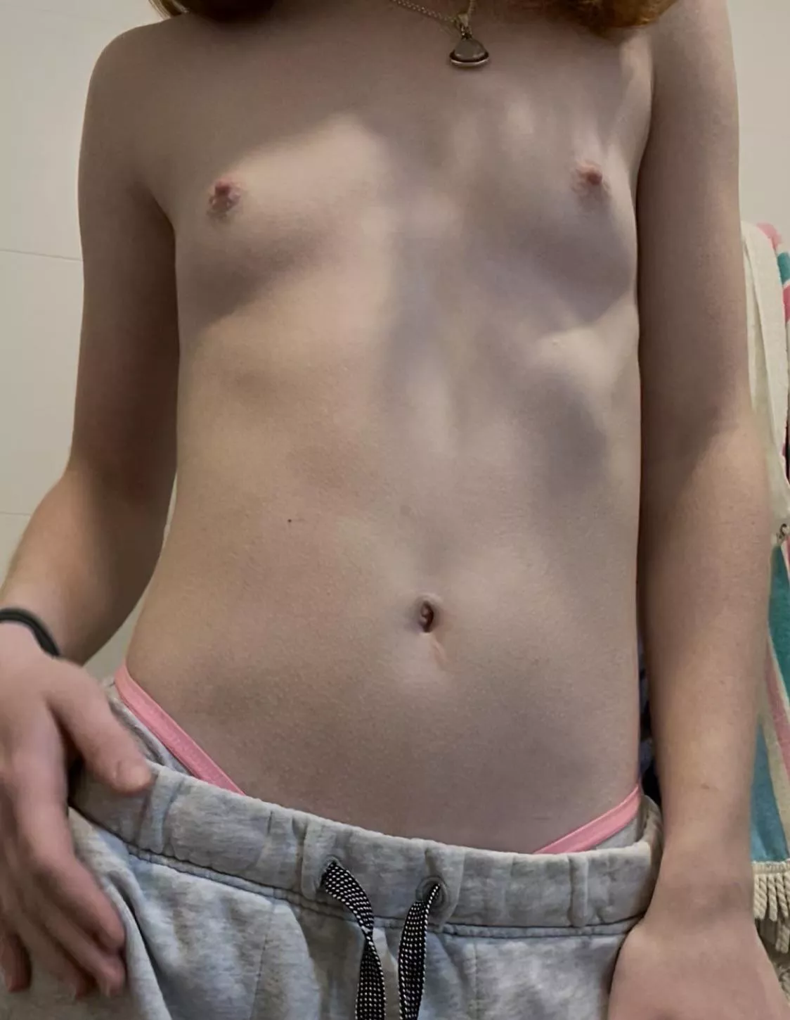 Would you suck my small tits for me🔥