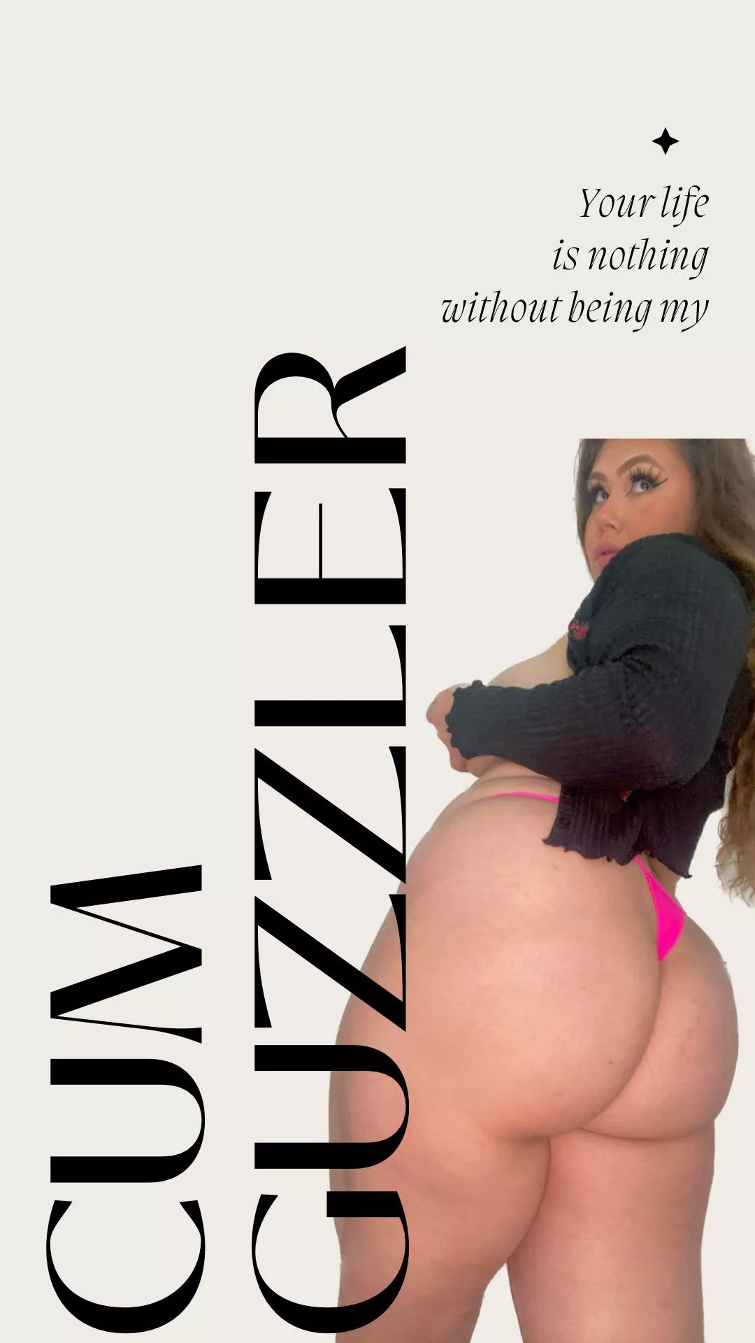 Your Life Is Absolutely Nothing Without Being My Filthy Cum Guzzler 🤤